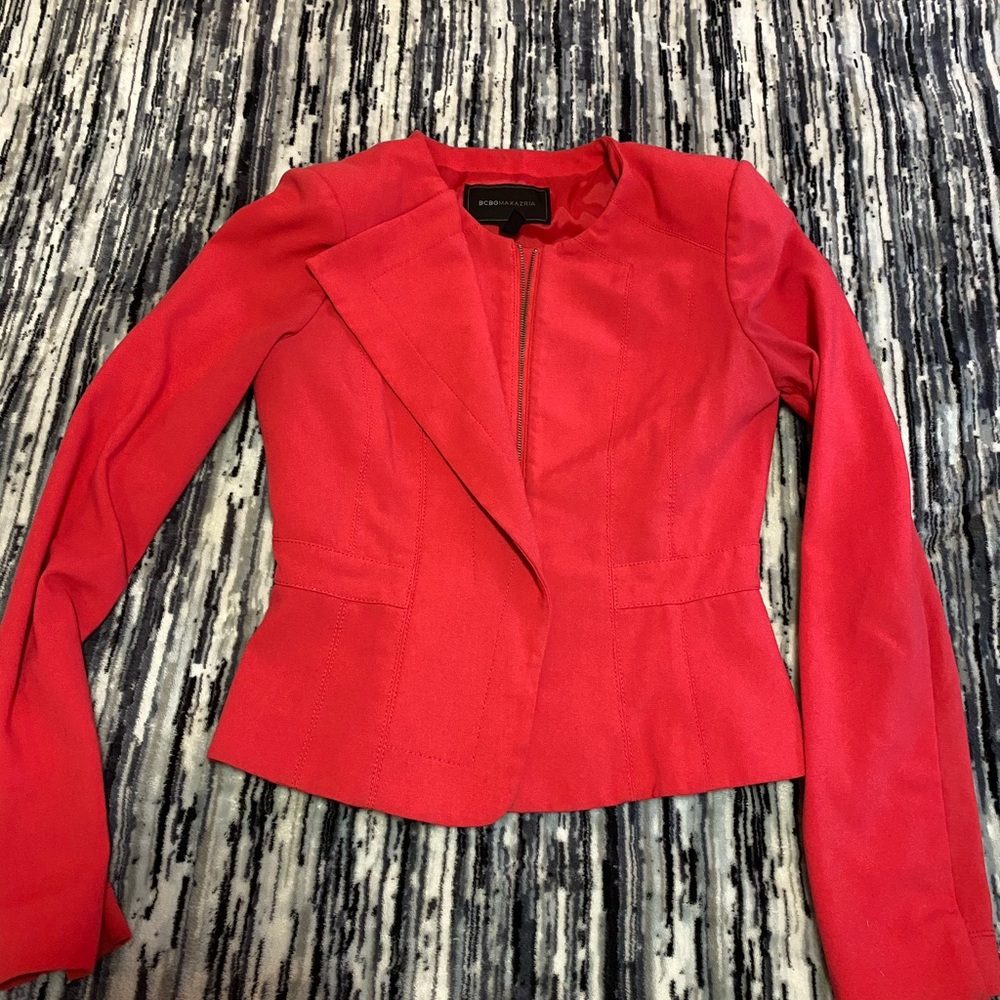 BCBG jacket -red